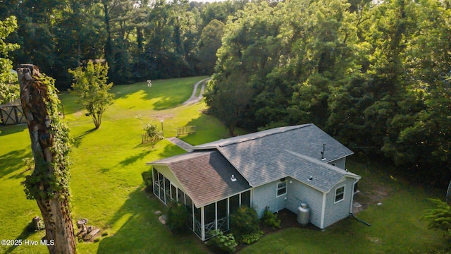 215C Battleground Ave, New Bern, NC 28560 - view of subject property featuring a heavily wooded area