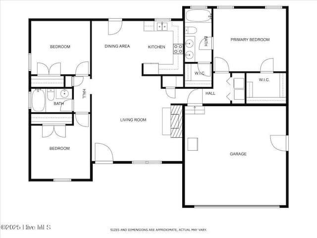 136 Van Riggs Rd, Hubert, NC 28539 - view of home floor plan