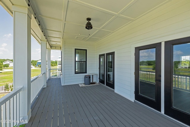 520 Cannonsgate Dr, Newport, NC 28570 - view of wooden deck