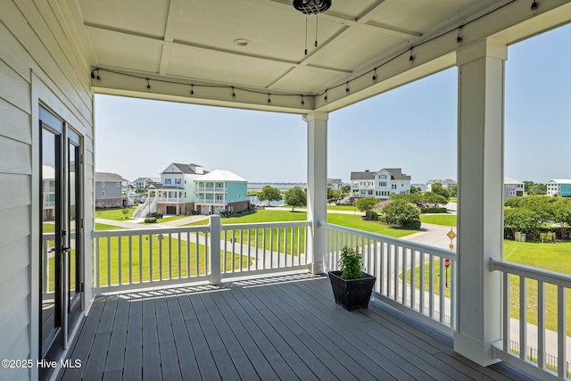 520 Cannonsgate Dr, Newport, NC 28570 - porch with a residential view and a yard