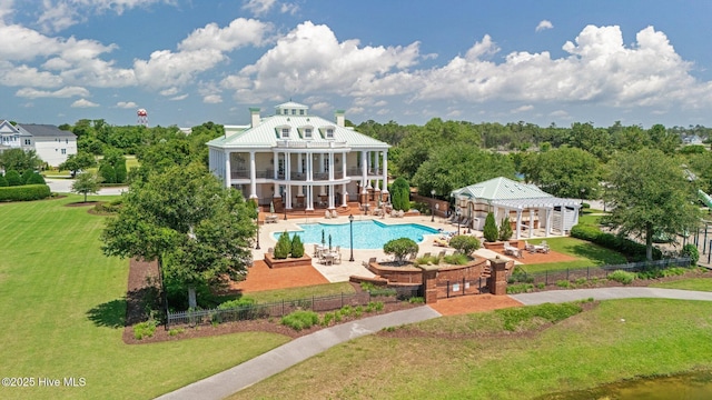520 Cannonsgate Dr, Newport, NC 28570 - view of swimming pool featuring a patio area