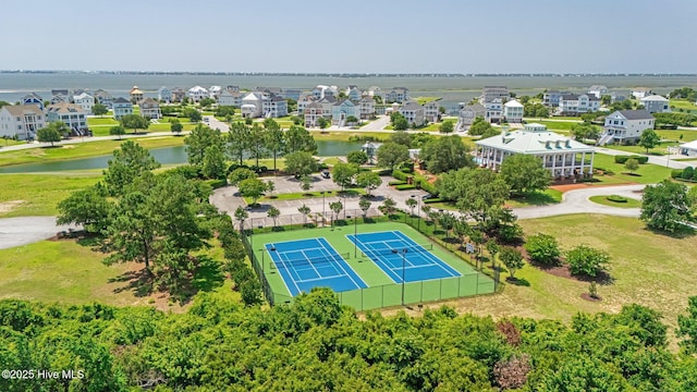 520 Cannonsgate Dr, Newport, NC 28570 - aerial perspective of suburban area featuring a nearby body of water