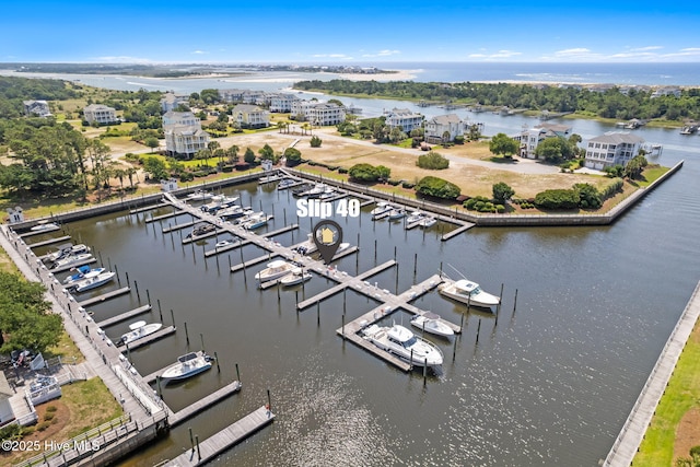 733 Legare Ln SW, Supply, NC 28462 - drone / aerial view of numerous boat docks and a large body of water