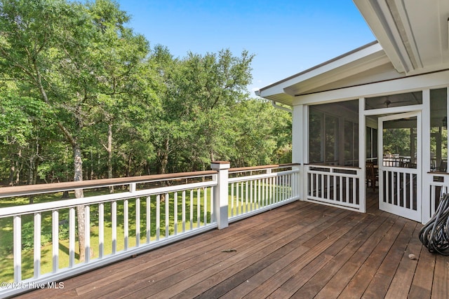 733 Legare Ln SW, Supply, NC 28462 - deck featuring a sunroom