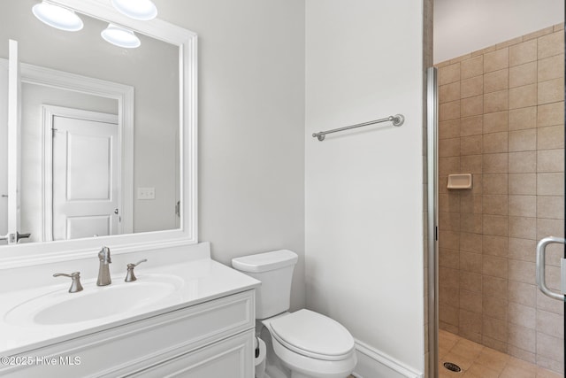 733 Legare Ln SW, Supply, NC 28462 - bathroom with a stall shower, vanity, and toilet