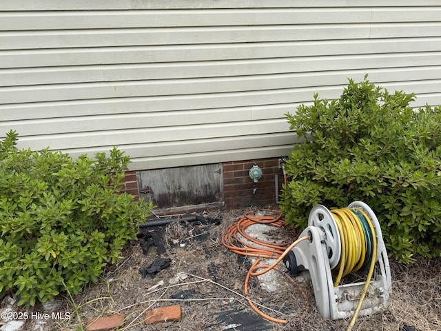 110 N Main St, Colerain, NC 27924 - exterior view of crawl space