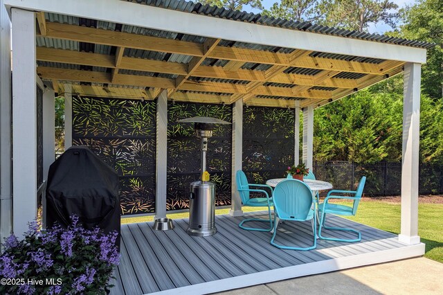 502 Vanderhorst Ave, Shallotte, NC 28470 - view of wooden deck