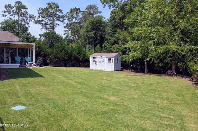 502 Vanderhorst Ave, Shallotte, NC 28470 - view of green lawn with a patio