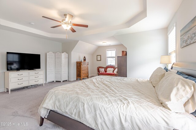 522 Heartwood Dr, Leland, NC 28479 - carpeted bedroom featuring a ceiling fan and baseboards