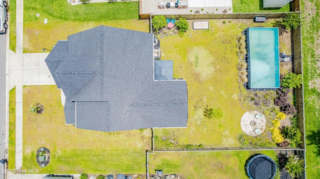 522 Heartwood Dr, Leland, NC 28479 - bird's eye view of a pool