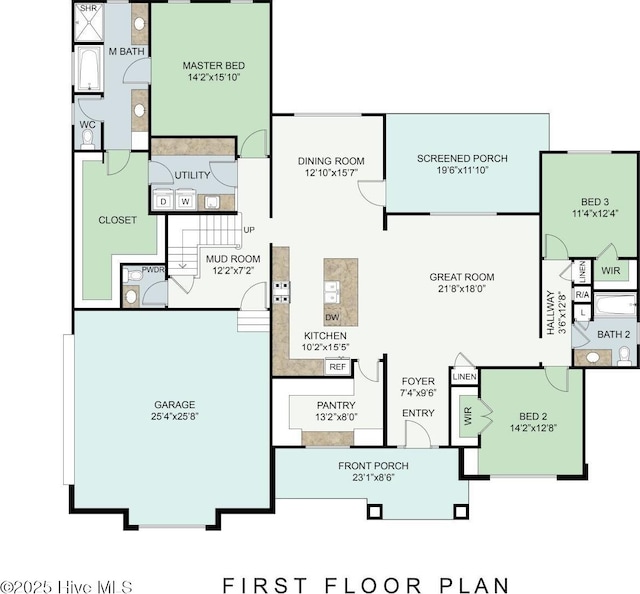 445 Oldham Rd, West End, NC 27376 - view of room layout