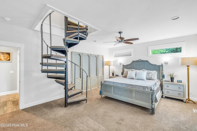 414 Yaupon Dr, Southport, NC 28461 - carpeted bedroom with baseboards