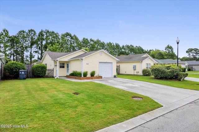 222 Bridgeton Ct, Wilmington, NC 28411 - ranch-style house featuring concrete driveway and an attached garage