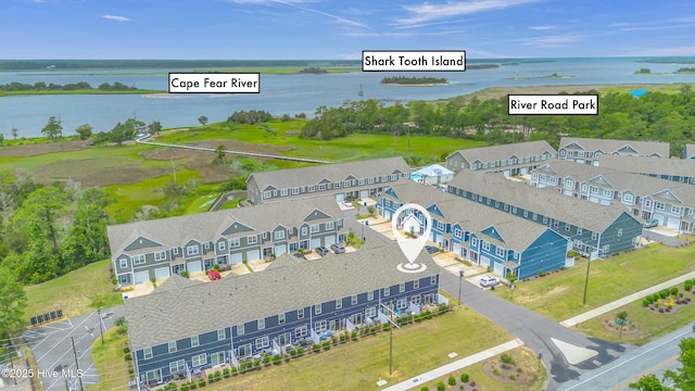 6751 Blacktip Ln, Wilmington, NC 28412 - bird's eye view of a nearby body of water