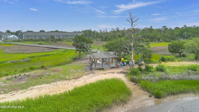 6751 Blacktip Ln, Wilmington, NC 28412 - view of yard with a gazebo