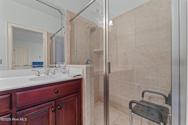 30 Spring Valley Ct, Pinehurst, NC 28374 - bathroom with a stall shower and vanity