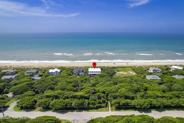 585 Forest Dunes Dr, Pine Knoll Shores, NC 28512 - drone / aerial view of expansive beach