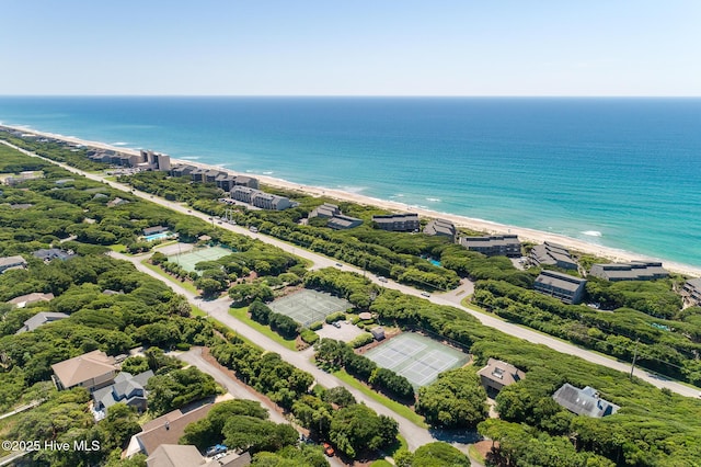 585 Forest Dunes Dr, Pine Knoll Shores, NC 28512 - drone / aerial view of expansive coastline