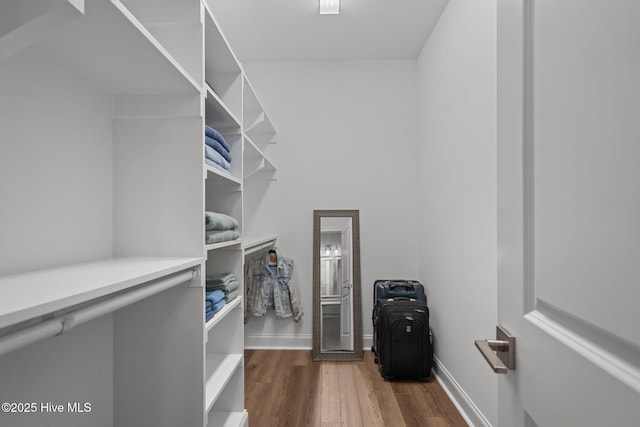 163 NE 31st St, Oak Island, NC 28465 - walk in closet featuring wood finished floors