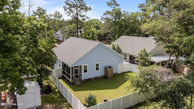 163 NE 31st St, Oak Island, NC 28465 - aerial view of property and surrounding area