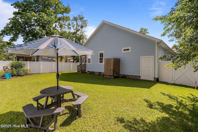 163 NE 31st St, Oak Island, NC 28465 - view of yard