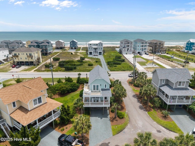 102 Seaside Ln, North Topsail Beach, NC 28460 - aerial view of residential area with a large body of water
