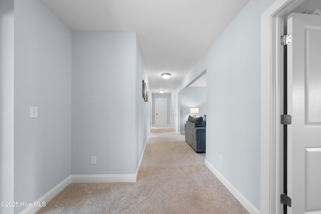 74 W Weatherbee Way, Hampstead, NC 28443 - hallway with carpet floors and baseboards