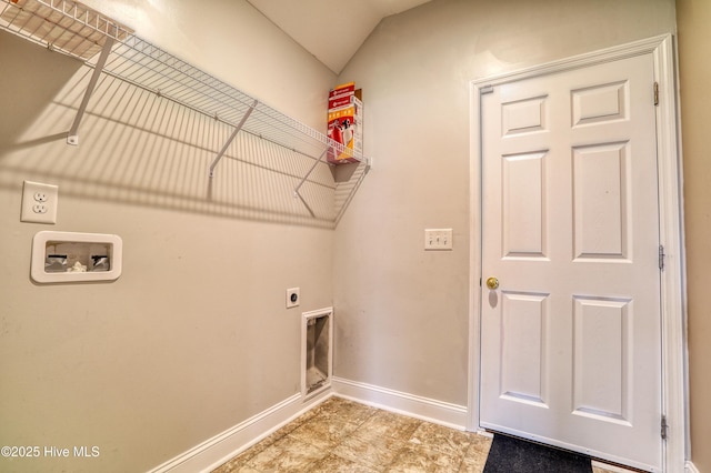 514 Everett Glades, Sneads Ferry, NC 28460 - washroom featuring electric dryer hookup and hookup for a washing machine