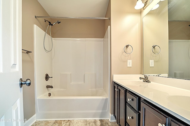 514 Everett Glades, Sneads Ferry, NC 28460 - bathroom with double vanity and bathtub / shower combination