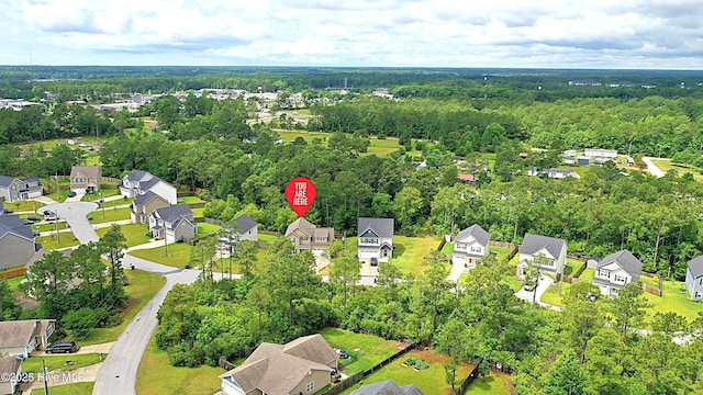 514 Everett Glades, Sneads Ferry, NC 28460 - aerial view of property's location featuring nearby suburban area
