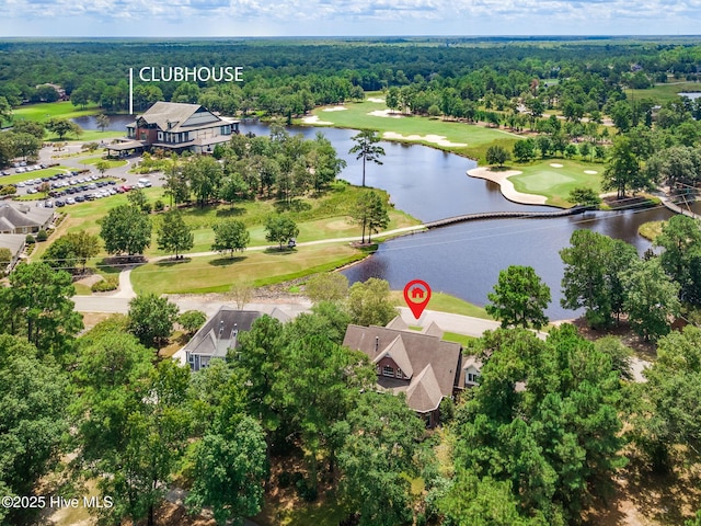 249 Maple Creek Dr, Wallace, NC 28466 - bird's eye view of a large body of water and a golf course