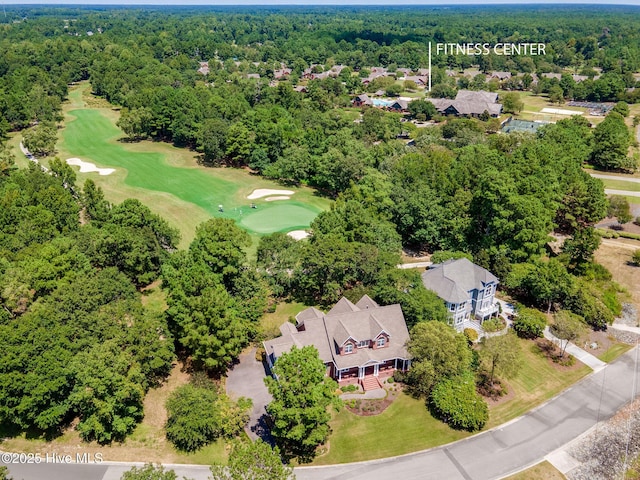 249 Maple Creek Dr, Wallace, NC 28466 - aerial view of a golf course and a heavily wooded area