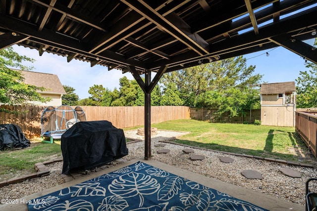 399 Highgrove Dr, Spring Lake, NC 28390 - view of patio / terrace featuring area for grilling