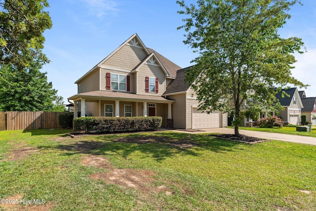 399 Highgrove Dr, Spring Lake, NC 28390 - view of front of home with driveway and a garage