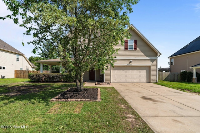 399 Highgrove Dr, Spring Lake, NC 28390 - view of front of house with concrete driveway