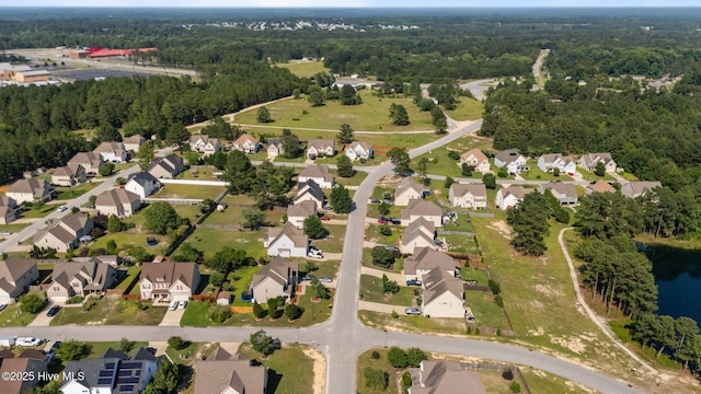 399 Highgrove Dr, Spring Lake, NC 28390 - aerial overview of property's location featuring nearby suburban area and a heavily wooded area