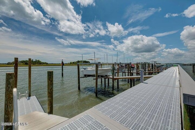 640 Avila Dr, Hampstead, NC 28443 - dock with boat lift and a water view