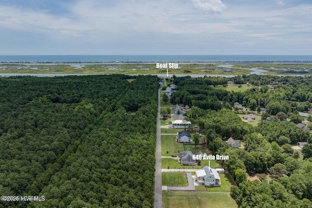640 Avila Dr, Hampstead, NC 28443 - drone / aerial view of a heavily wooded area
