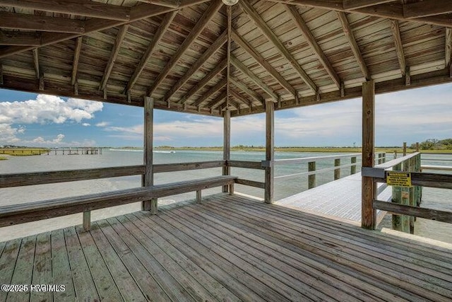 640 Avila Dr, Hampstead, NC 28443 - dock with a water view