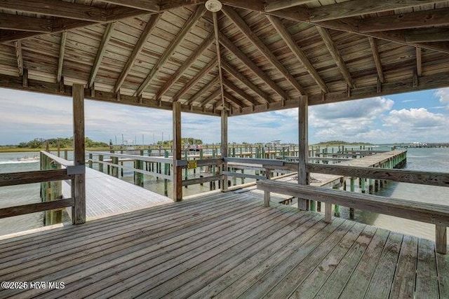 640 Avila Dr, Hampstead, NC 28443 - dock with a water view