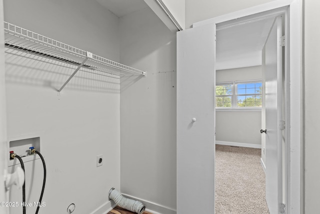 1703 41st St Apt B, Wilmington, NC 28403 - washroom featuring washer hookup and baseboards