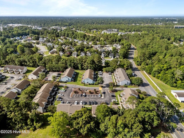 1703 41st St Apt B, Wilmington, NC 28403 - aerial perspective of suburban area featuring a forest