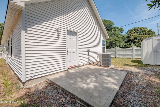 6901 Southern Exposure, Wilmington, NC 28412 - view of shed featuring central AC