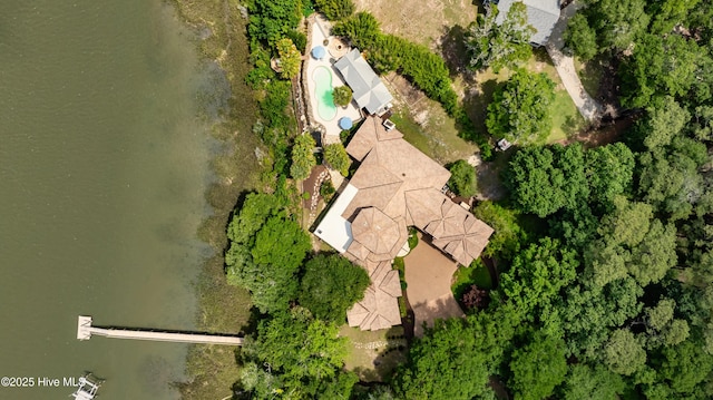3530 Van Buren St SW, Supply, NC 28462 - drone / aerial view of a pool area