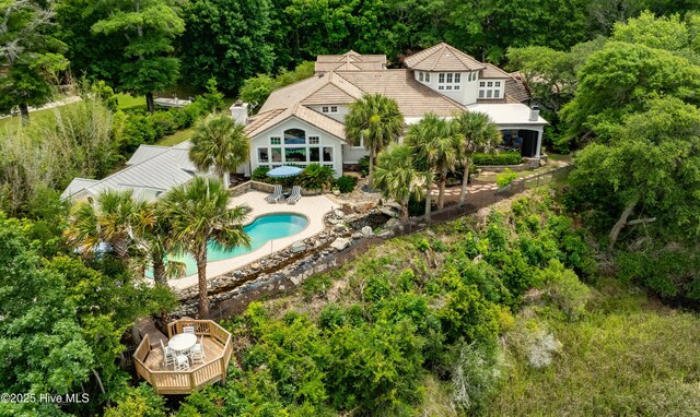3530 Van Buren St SW, Supply, NC 28462 - view of subject property with a pool area