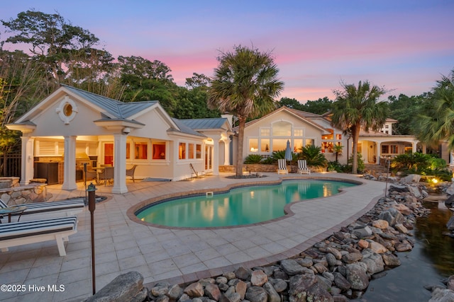 3530 Van Buren St SW, Supply, NC 28462 - outdoor pool featuring a patio area