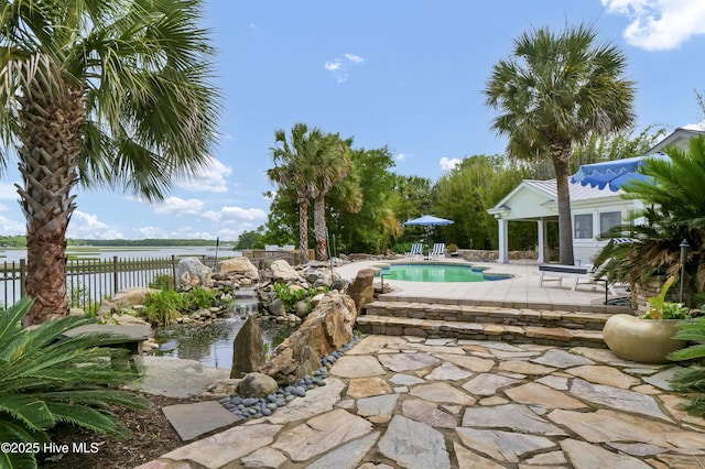 3530 Van Buren St SW, Supply, NC 28462 - view of pool with a patio