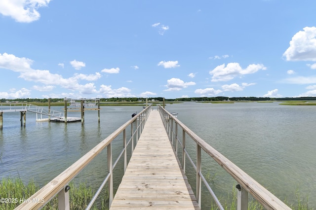 3530 Van Buren St SW, Supply, NC 28462 - dock featuring a water view
