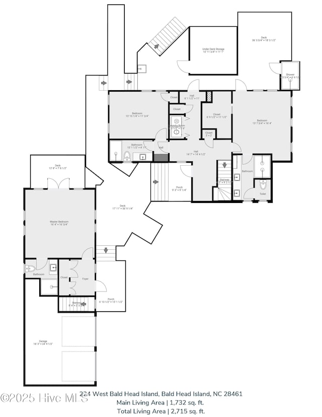 224 W Bald Head Wynd Wynd, Bald Head Island, NC 28461 - home floor plan