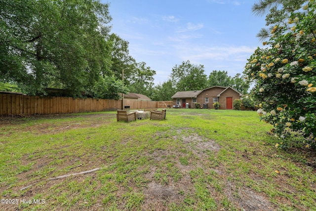 225 Candlewood Dr, Wilmington, NC 28411 - view of yard with a garden